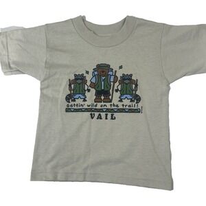 Vintage 90's Vail Colorado kids t- shirt New with tags Size 2-4
